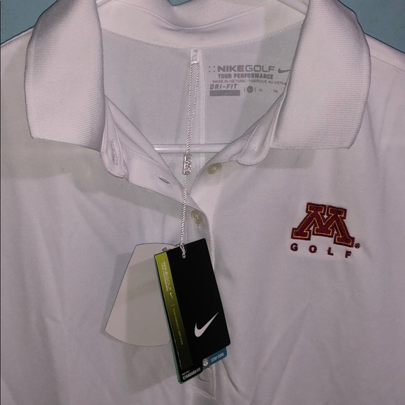 NWT Nike women's white MN golf polo - Picture 2 of 4